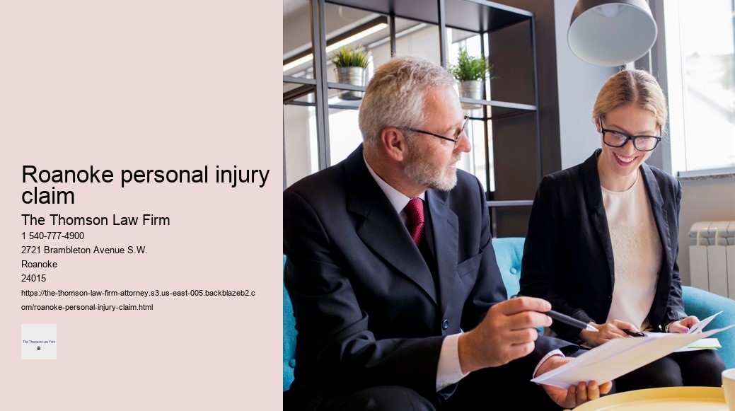 Roanoke personal injury claim