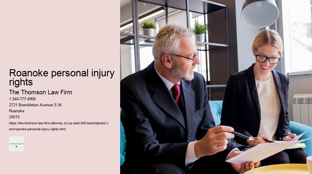 Roanoke personal injury rights
