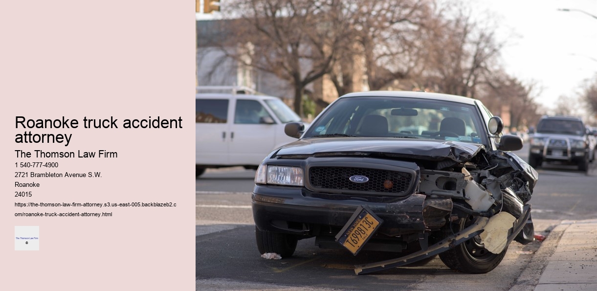 Roanoke truck accident attorney